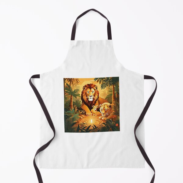 Item preview, Regal Magnificence: The Lion Ruler's Wilderness Orchestra - Computerized Workmanship Print designed and sold by AtoZStore12.