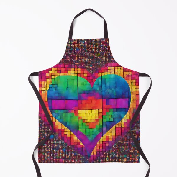 Item preview, Colored rainbow heart designed and sold by MyCraftForYOU.