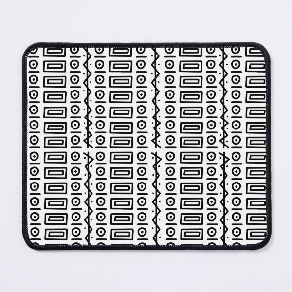Item preview, African ethnic tribal bogolan white designed and sold by Wolagno.