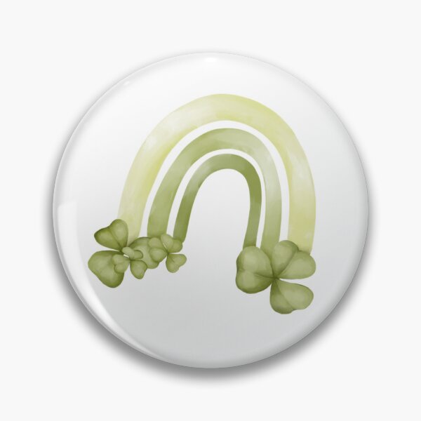 Artikelvorschau, St. Patrick Day grüner Feiertagsregenbogen mit Klee entworfen und verkauft von GorXena.