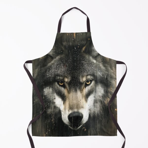 Aperçu de l'œuvre Majestic Gaze: Timberwolf in Urban Splendor créée et vendue par StudiodeBoer.