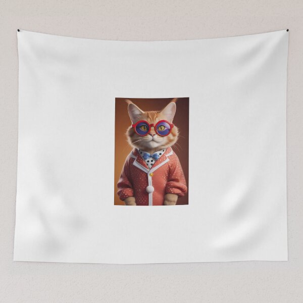 Item preview, Feline Fashionista: Felix's Casual Chic designed and sold by Zooartia.