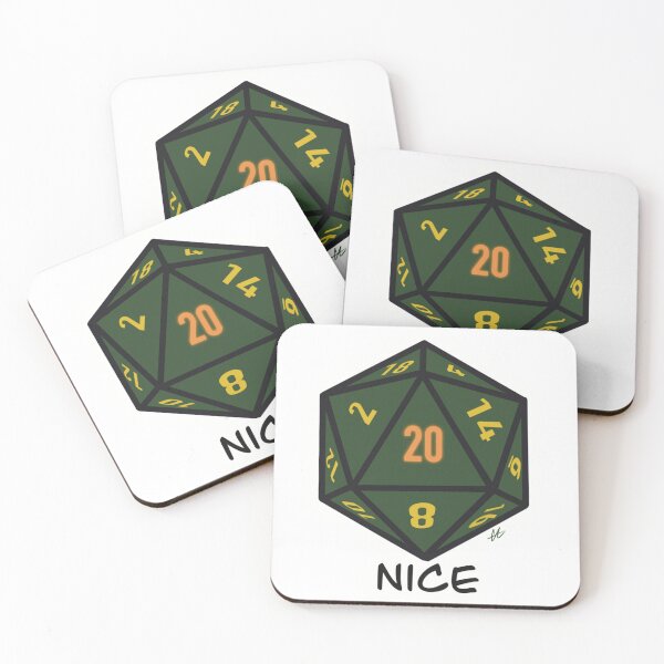 Item preview, D20 Nice Nat 20 designed and sold by Corey Allen.