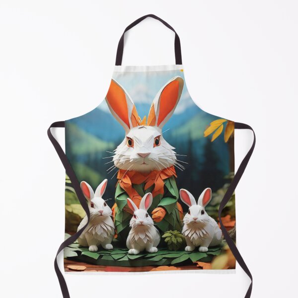 Item preview, 3D Paper Rabbit Family  designed and sold by Queeneline.
