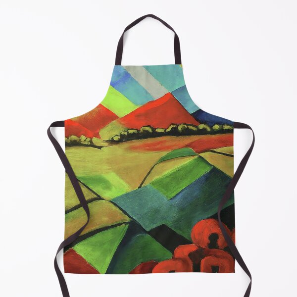 Item preview, Cubist Horizon: Sunset Prairie and Mountains designed and sold by ZipperDragon88.