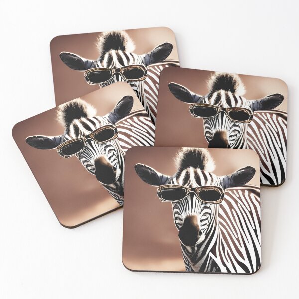 Item preview, A Zebra Wearing Sunglasses In The Summer designed and sold by Paw's Arts.