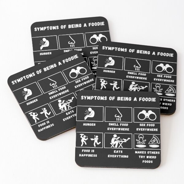 Item preview, Symptoms of a Foodie designed and sold by BrainArtStudio.