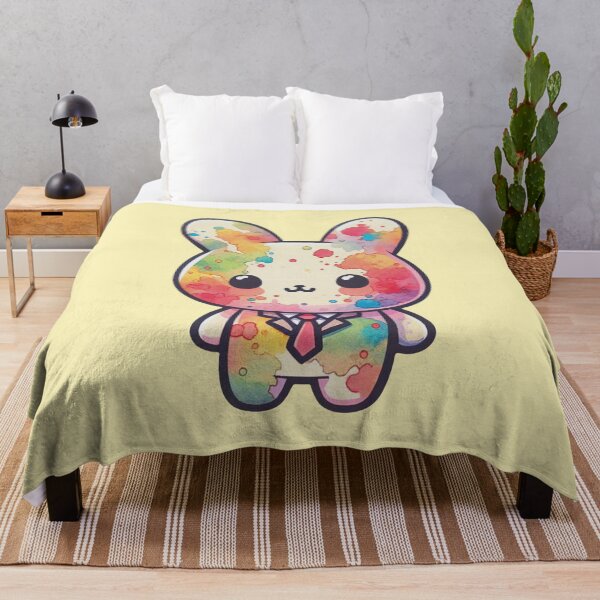 Item preview, Colorful bunny designed and sold by MoxisWatercolor.