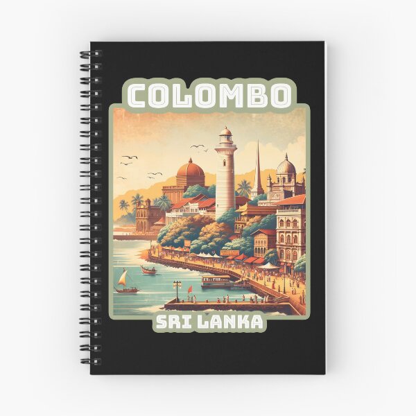 Item preview, Retro vintage Colombo Sri lanka Skyline  designed and sold by Unitepeople.