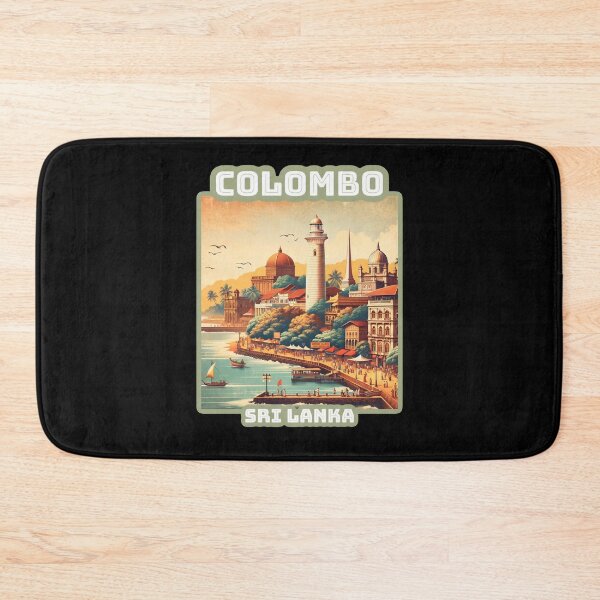 Item preview, Retro vintage Colombo Sri lanka Skyline  designed and sold by Unitepeople.