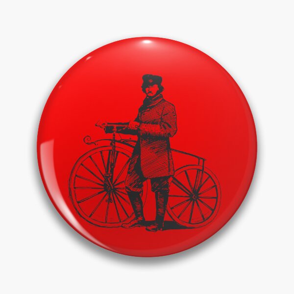 Item preview, A Gentleman Riding a Victorian Bicycle designed and sold by drawbey.