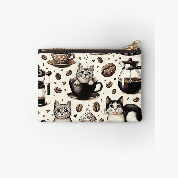 Item preview, Cats & Coffee  designed and sold by CharmStudio.