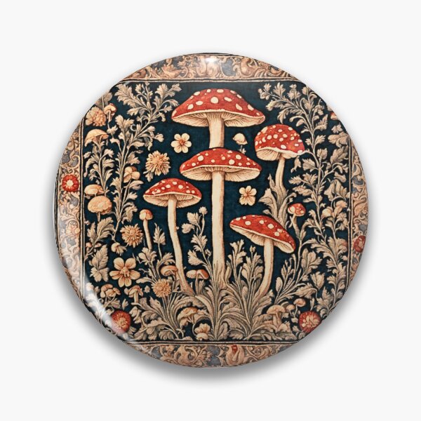 Item preview, Dark Cottagecore Mushroom Medieval Tapestry designed and sold by CaptainNemo21.