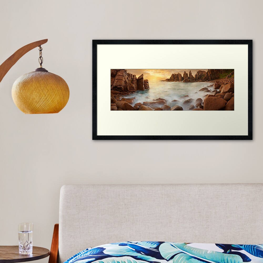 The Pinnacles, Phillip Island, Victoria, Australia Framed Art Print