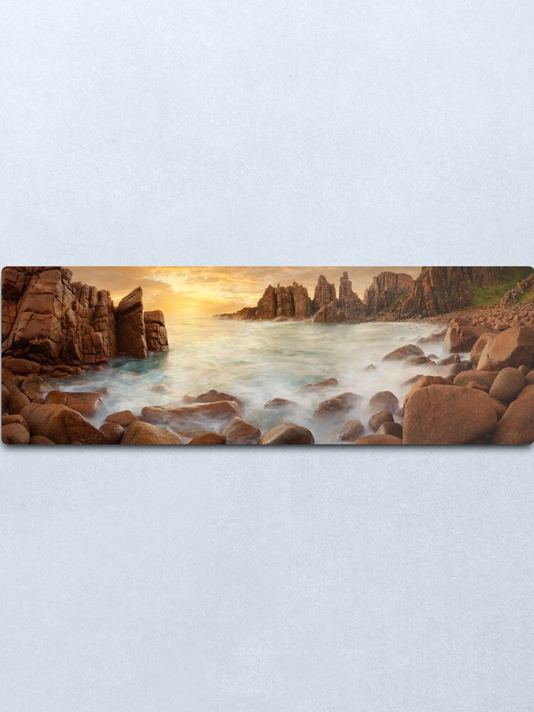 Alternate view of The Pinnacles, Phillip Island, Victoria, Australia Metal Print