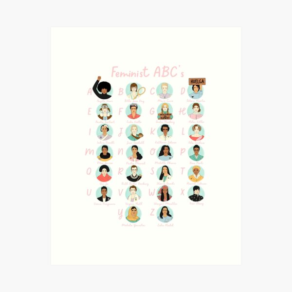 Item preview, Feminist ABC's designed and sold by danilawart.