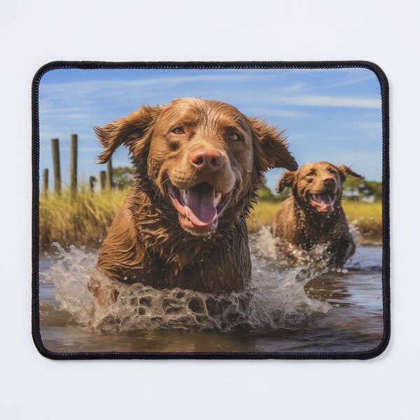 Item preview, Chesapeake Bay Retrievers in a Saltwater Marsh designed and sold by Samuelsboro.