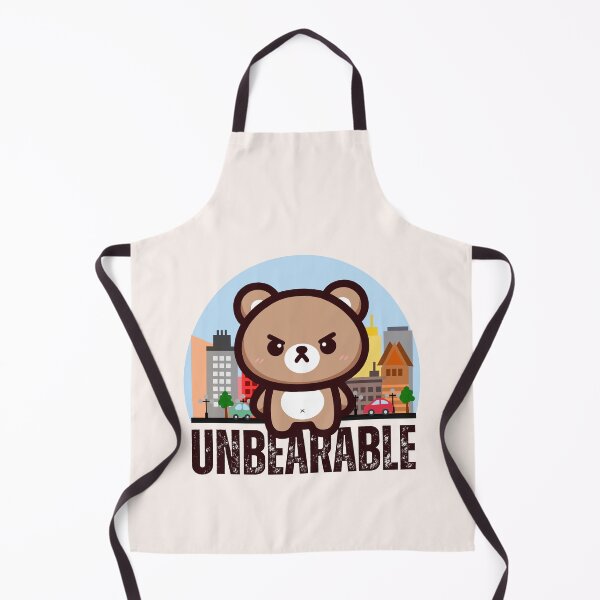Item preview, Unbearable | Cute but Angry Bear in City Traffic designed and sold by Kimochi-Shop.