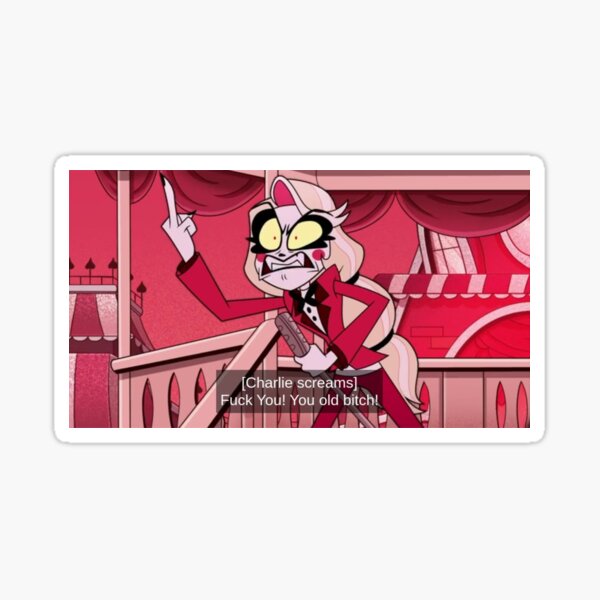 Item preview, Charlastor Alastor Charlie Hazbin Hotel Sticker Tshirt  designed and sold by WartortleFr3ak.