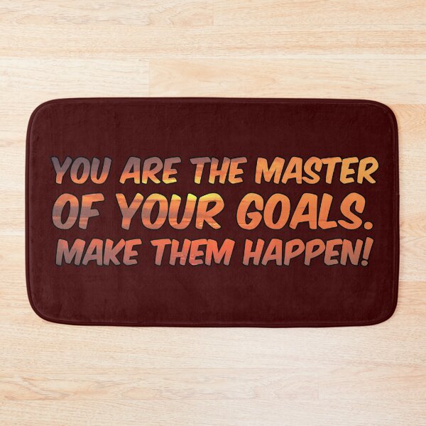 Item preview, YOU ARE THE MASTER OF YOUR OWN GOALS.  MAKE THEM HAPPEN. - Sunset knockout. designed and sold by WhiteShirtGuy.