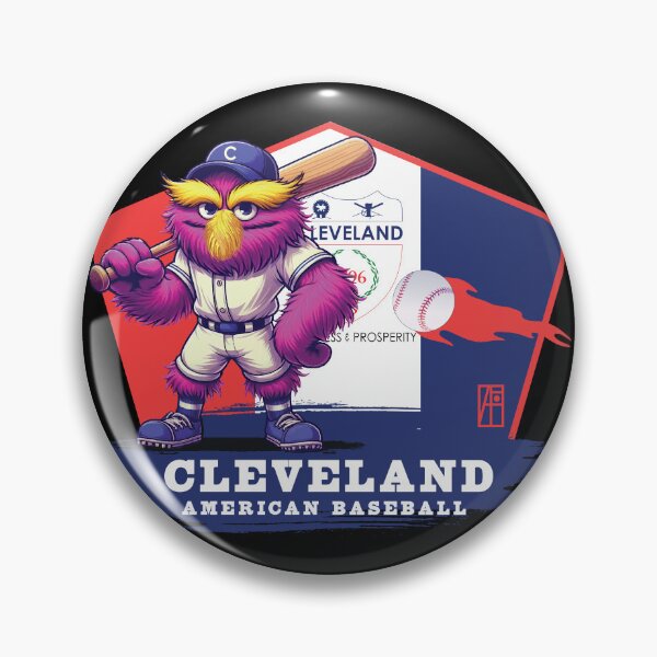Item preview, USA - American BASEBALL - Cleveland - Baseball mascot - Cleveland baseball designed and sold by ArtProjectShop.
