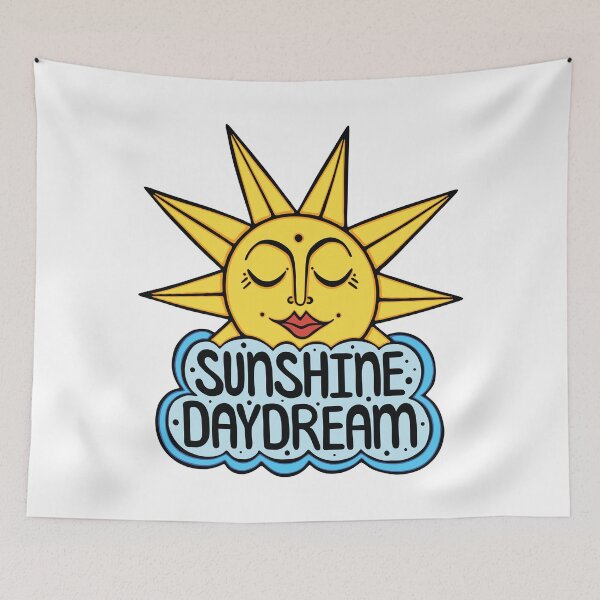 Artikelvorschau, Sunshine Daydream Glückliche Sonne und Wolke entworfen und verkauft von maboles.