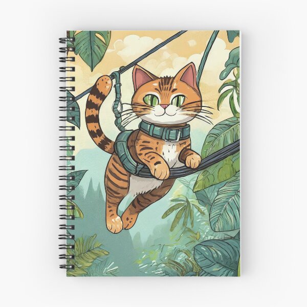Item preview, Zip-lining Tabby designed and sold by omerfdln34.