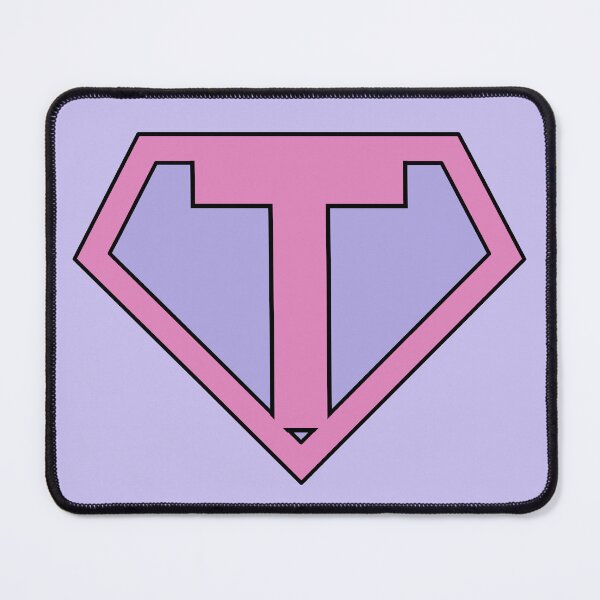 Item preview, Letter T | Super Letter | Purple and Pink designed and sold by Christiana-Art.