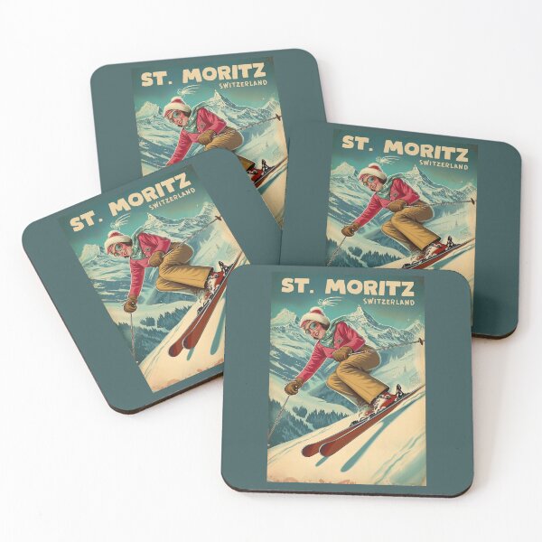 Item preview, St. Moritz Switzerland designed and sold by StudioRedKoala.