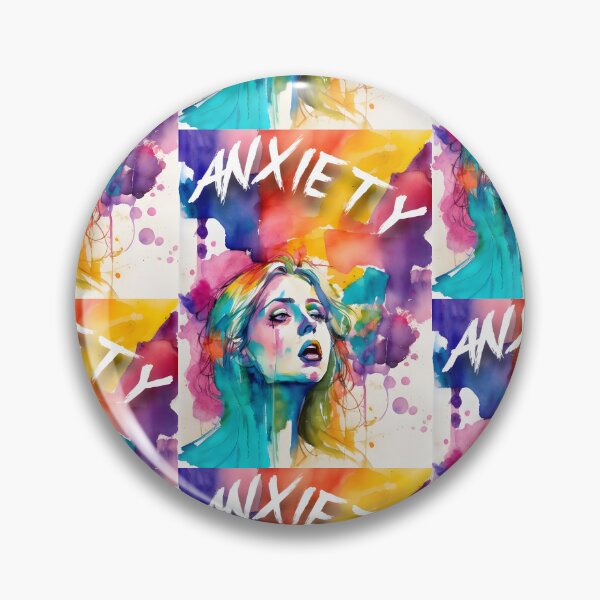 Item preview, Chromatic Chaos: Rainbow Portrait of Anxiety designed and sold by MillennialVibe.