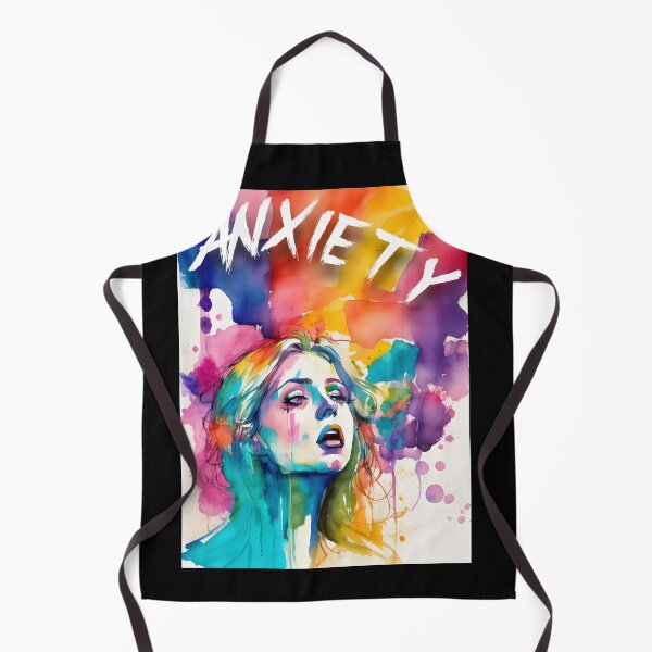 Item preview, Chromatic Chaos: Rainbow Portrait of Anxiety designed and sold by MillennialVibe.