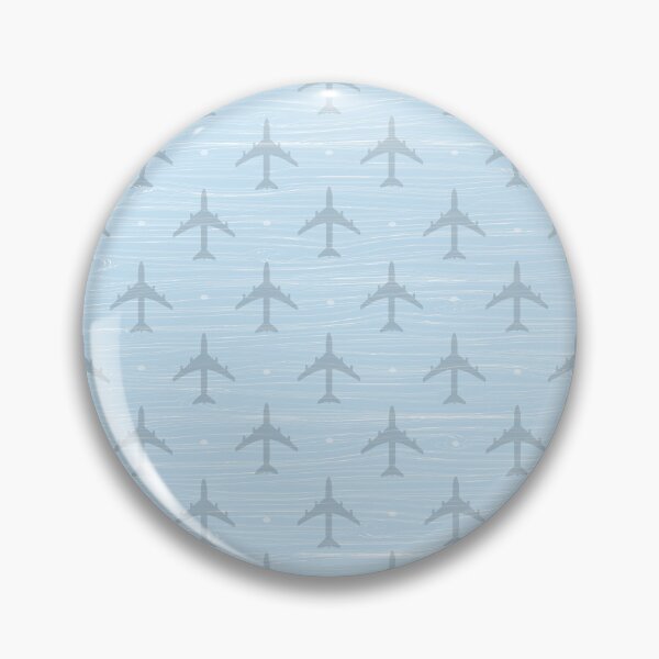 Item preview, Sky Blue Cloudscape Airplane Pattern designed and sold by NOVOImpression.