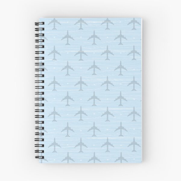 Item preview, Patrón de avión con nubes azul cielo designed and sold by NOVOImpression.