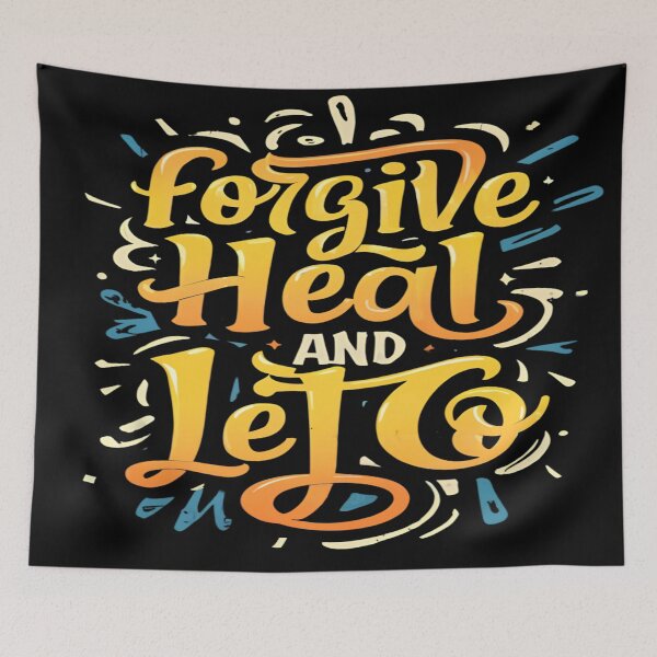 Item preview, Healing Calligraphy - Forgive, Heal, And Let Go designed and sold by Wishing-Wings.