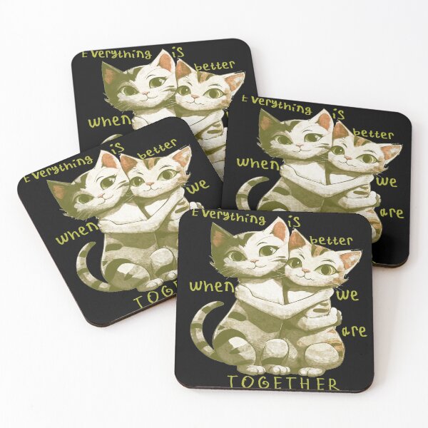 Item preview, Cute Cats Deeply in Love designed and sold by kinpirks.