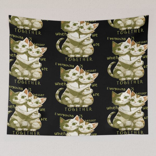 Item preview, Cute Cats Deeply in Love designed and sold by kinpirks.