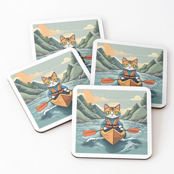 Item preview, Explorador de gatitos en kayak designed and sold by omerfdln34.