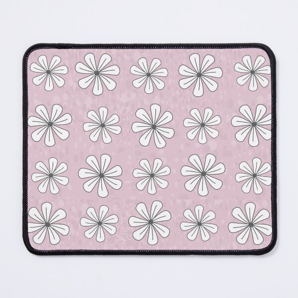 Item preview, White Flowers Pink Background designed and sold by CarlaBaremb.