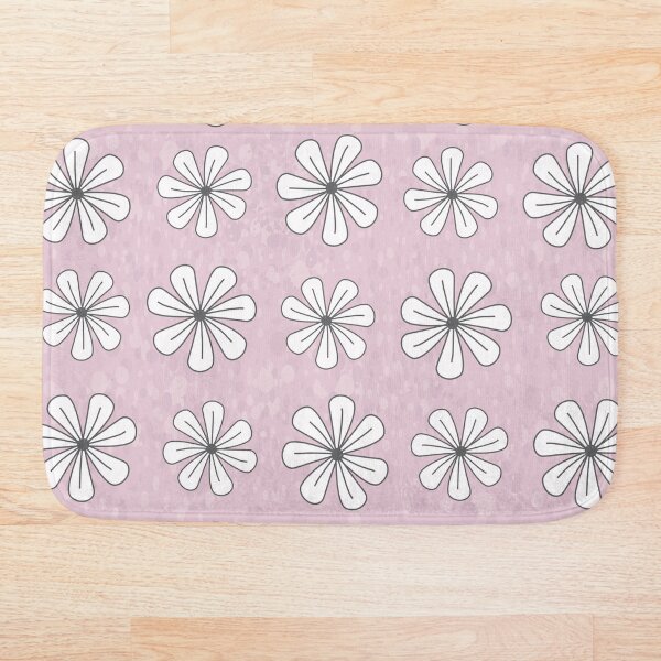 Item preview, White Flowers Pink Background designed and sold by CarlaBaremb.