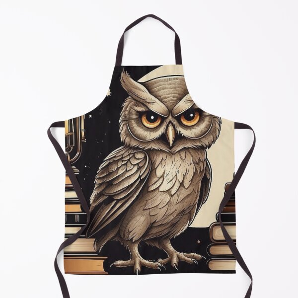 Item preview, Bookish Nocturne: Vintage Owl Silhouette designed and sold by Kesba7.