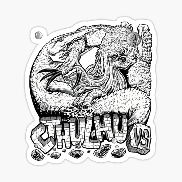 Item preview, Cthulhu Vs Mosasaur designed and sold by FBWashington.