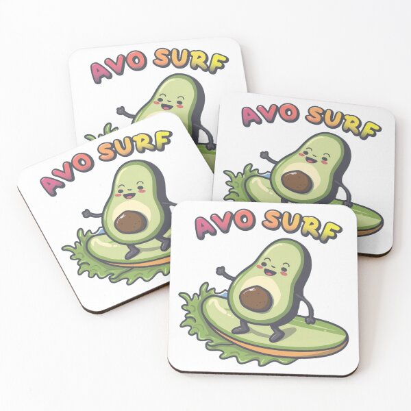 Item preview, Avo grenn Surf Avocado designed and sold by bukajart.
