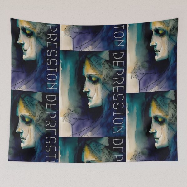Item preview, Shadows Within: Portrait of Depression designed and sold by MillennialVibe.