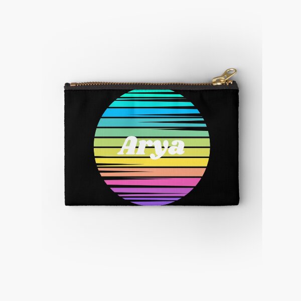 Item preview, Arya | Arya Colorful Name | Sunset Beach | Cool Names | Stripes designed and sold by ShroomMagic.