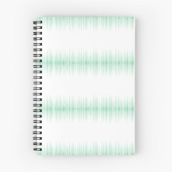 Item preview, Green stripes of music in psychedelic style designed and sold by Inspyralia.