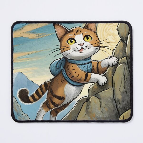 Item preview, Adventure Cat Scaling Peaks designed and sold by omerfdln34.