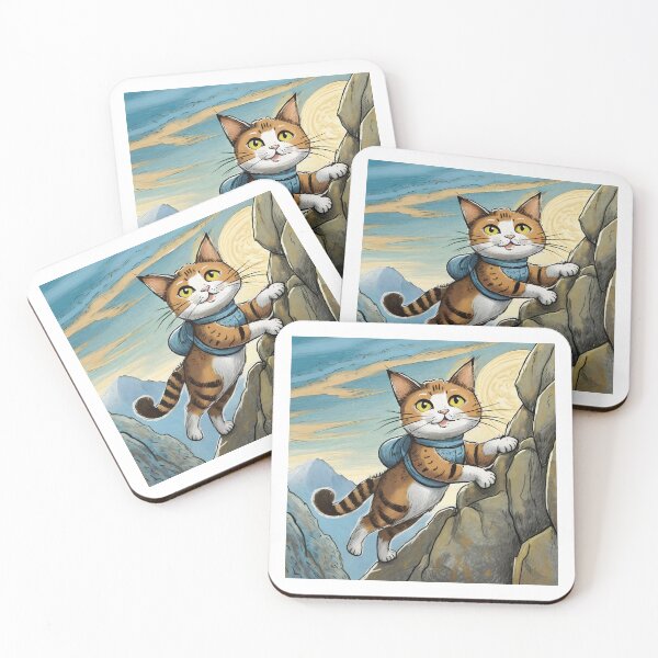 Item preview, Adventure Cat Scaling Peaks designed and sold by omerfdln34.