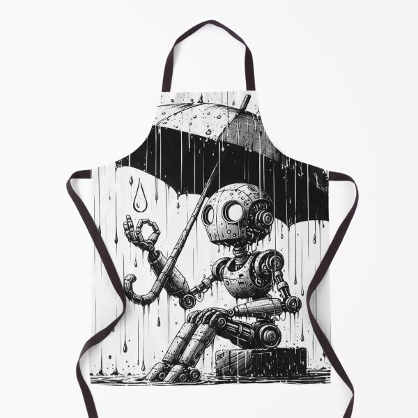Item preview, Robot in the Rain designed and sold by mYaro.