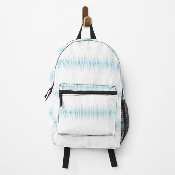 Item preview, Blue stripes of music in psychedelic style designed and sold by Inspyralia.