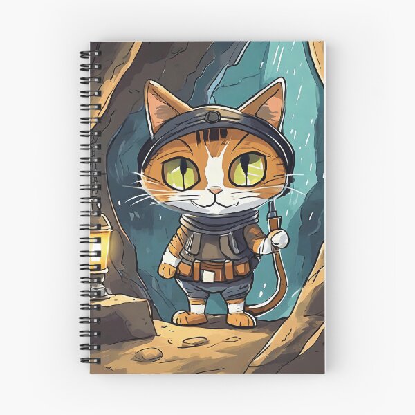Item preview, Cave Cat Delving Depths designed and sold by omerfdln34.